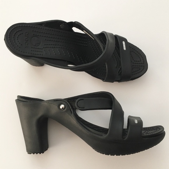 heel crocs womens sandals